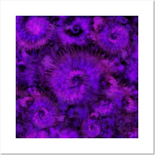 Boho Purple And Pink Tie-Dye Posters and Art